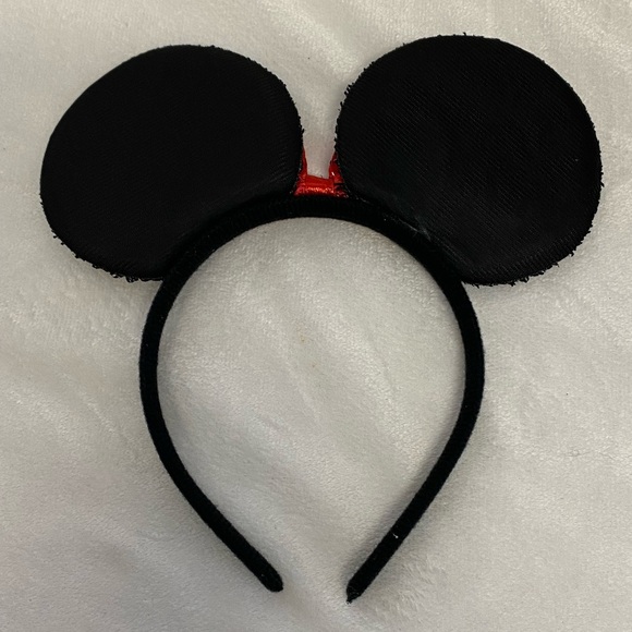Minnie Mouse Red Minnie Mouse Ears, Sparkly Mouse Ears - Picture 2 of 3